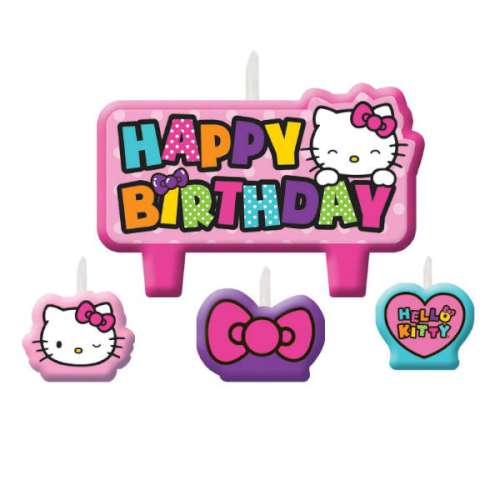 Hello Kitty Candle Set - Click Image to Close